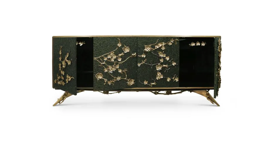 picture 14 Unusual chest of drawers for living room made of brass