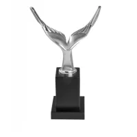 Picture Italian silver-plated decorative figurine