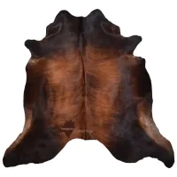Picture Dark, exotic rug made of cowhide