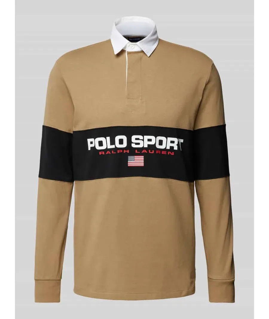 obrazek 1 Koszulka polo o kroju classic fit z nadrukiem z logo