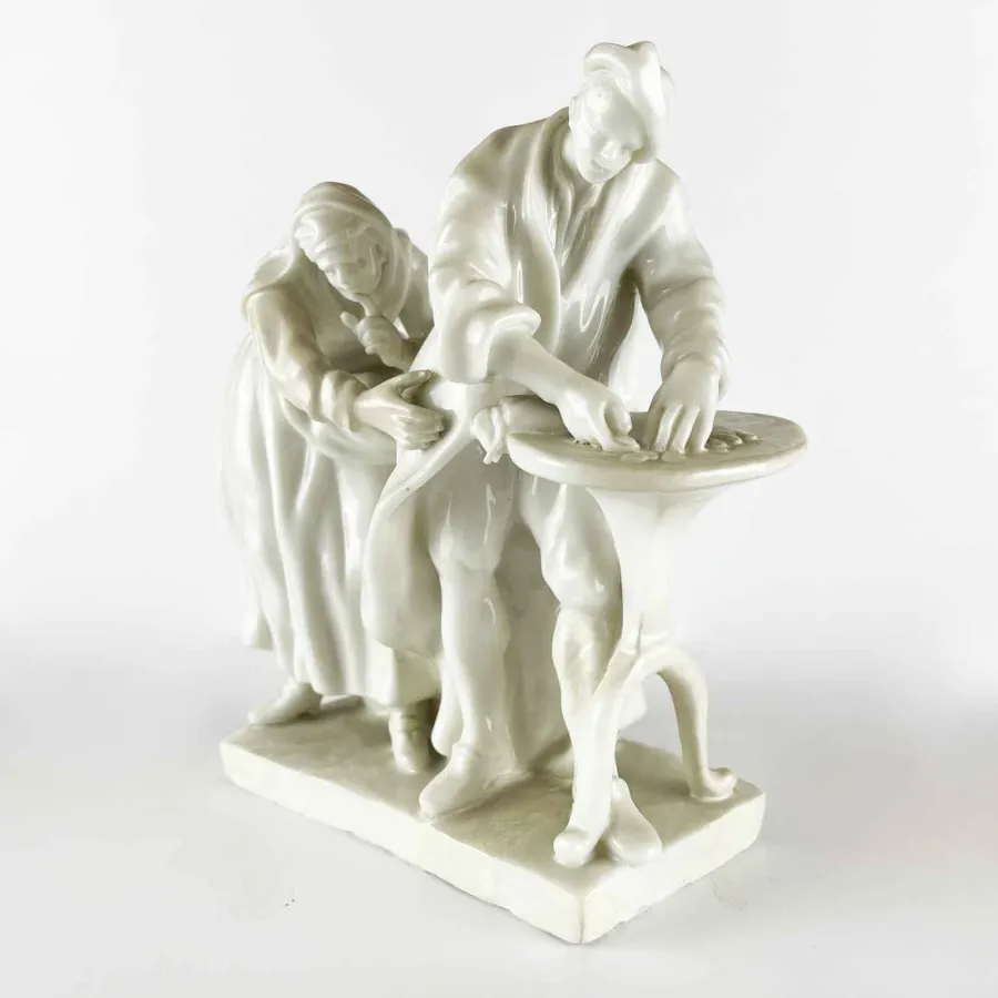 obrazek 2 Porcelanowa rzeźba autorstwa Giuseppe Gricciego z 1750 r.