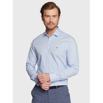Zdjęcie Tommy Hilfiger Koszula MW0MW25040 Błękitny Slim Fit