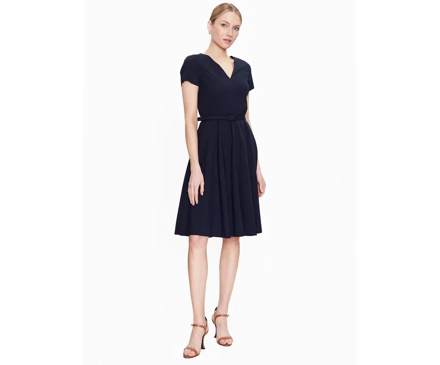 obrazek 1 Lauren Ralph Lauren Sukienka codzienna 200862259 Granatowy Regular Fit LAUREN RALPH LAUREN