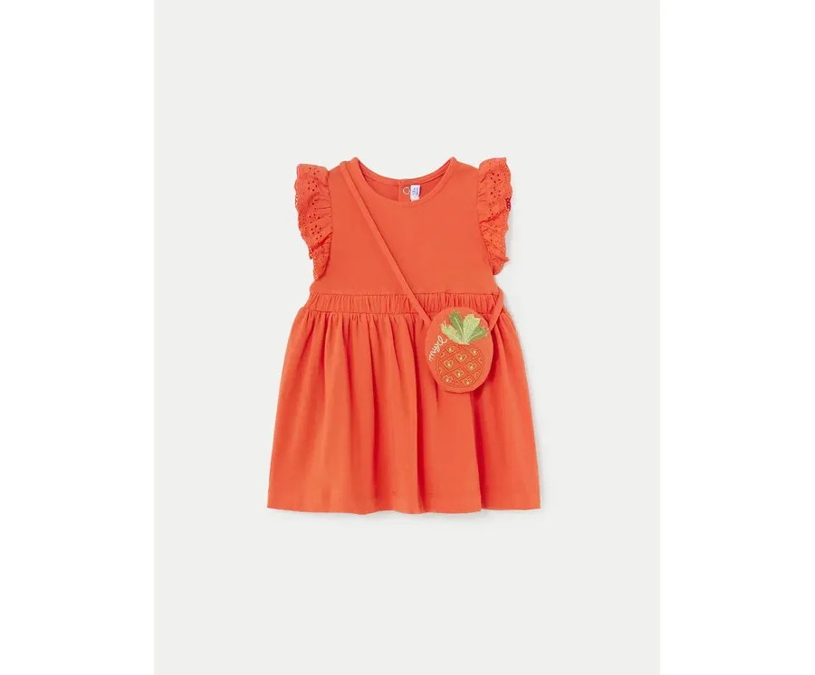 obrazek 1 Mayoral Sukienka letnia 1919 Pomarańczowy Regular Fit
