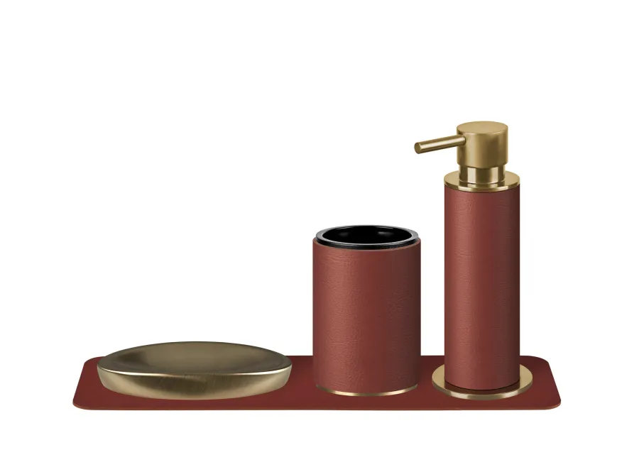 obrazek 4 Złocona matowa podstawka na mydło 14x9,5xH2 cm