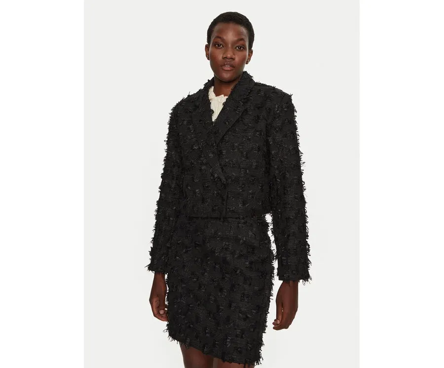 obrazek 1 Karen by Simonsen Marynarka Ryle 10105191 Czarny Loose Fit