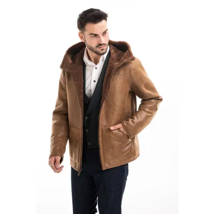 Picture Luxurious reversible lamb fur jacket - A&A Vesa