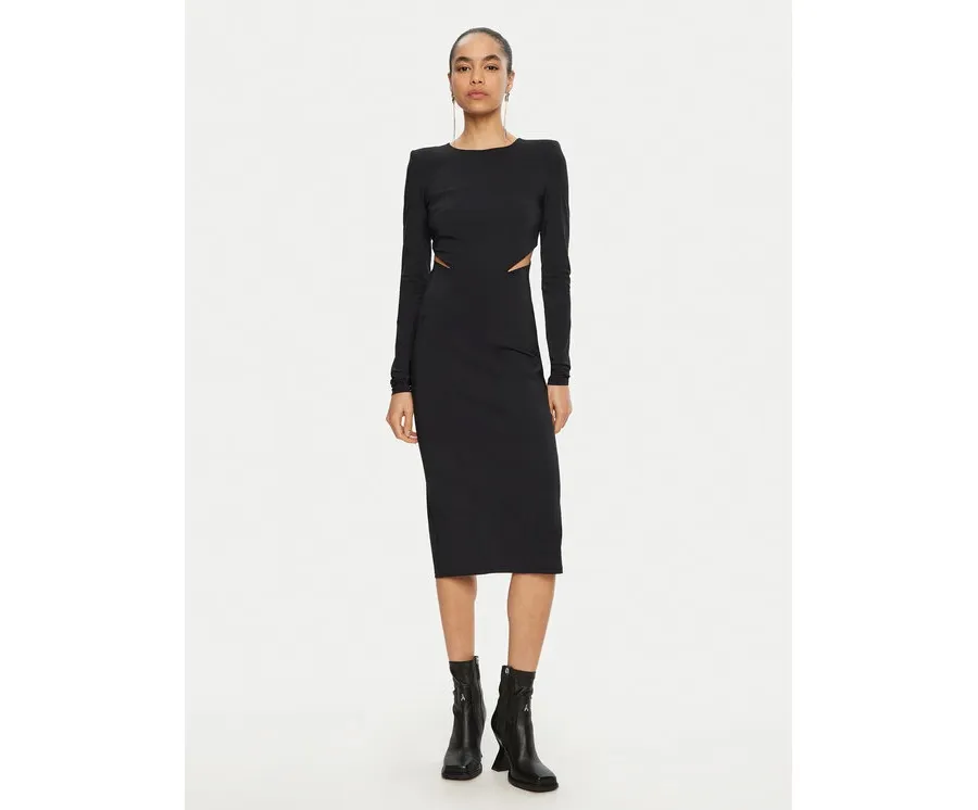 obrazek 1 Patrizia Pepe Sukienka koktajlowa 8A1454/JZ26-K103 Czarny Slim Fit