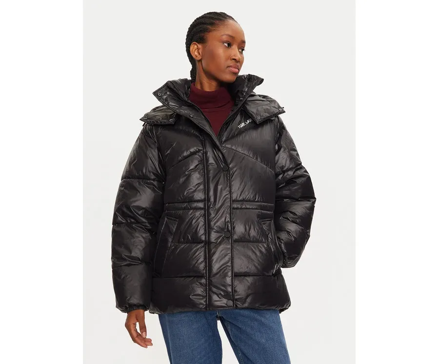 obrazek 1 KARL LAGERFELD Kurtka puchowa 246W1510 Czarny Regular Fit