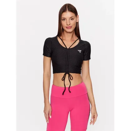 Zdjęcie Guess Bluzka Delma V3GP09 KBOA2 Czarny Regular Fit