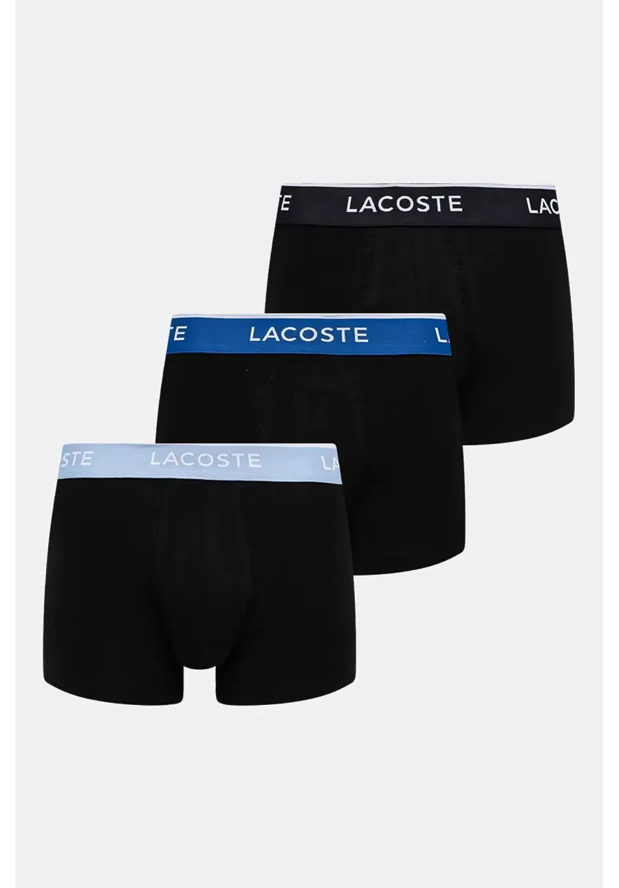 obrazek 1 Lacoste bokserki 3-pack męskie kolor czarny 5H1297