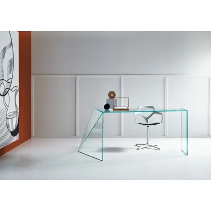 Zdjęcie Ponadczasowe włoskie biurko wykonane ze szkła - Tonelli Design