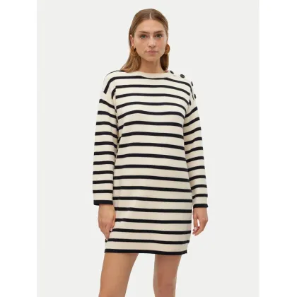 Zdjęcie Vero Moda Sukienka dzianinowa Saba 10309307 Beżowy Loose Fit