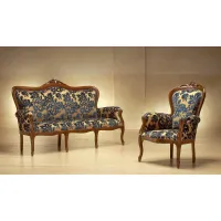 Zdjęcie Stylowa sofa i fotel do luksusowego salonu w stylu francuskim – Morello Gianpaolo