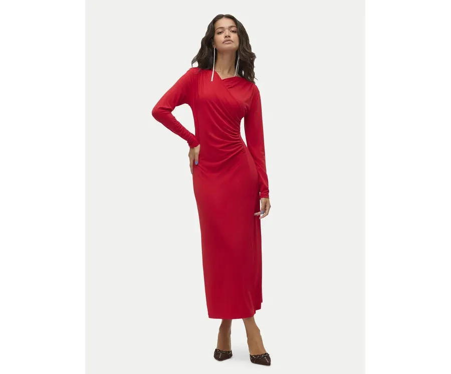 obrazek 1 Vero Moda Sukienka koktajlowa Rasmine 10317033 Czerwony Slim Fit