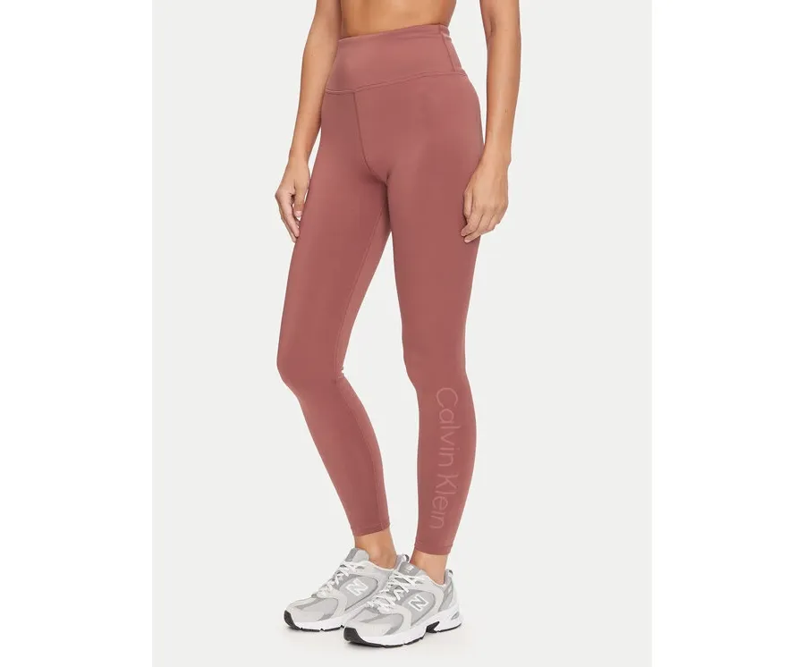 obrazek 1 Calvin Klein Performance Legginsy 00GWF4L636 Fioletowy Slim Fit