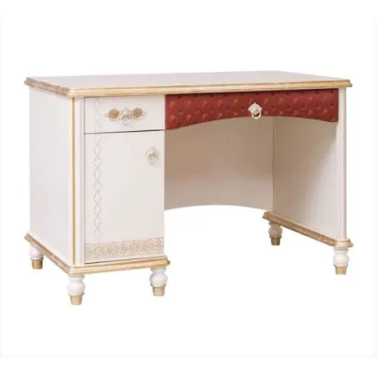 Zdjęcie Biurko ze złotymi dodatkami do pokoju młodej damy - Cilek