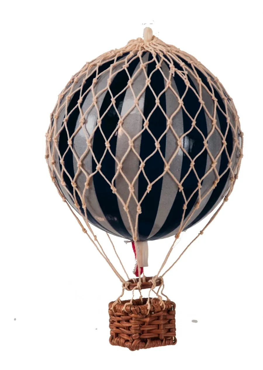obrazek 1 Srebrno-czarny balon dekoracyjny 