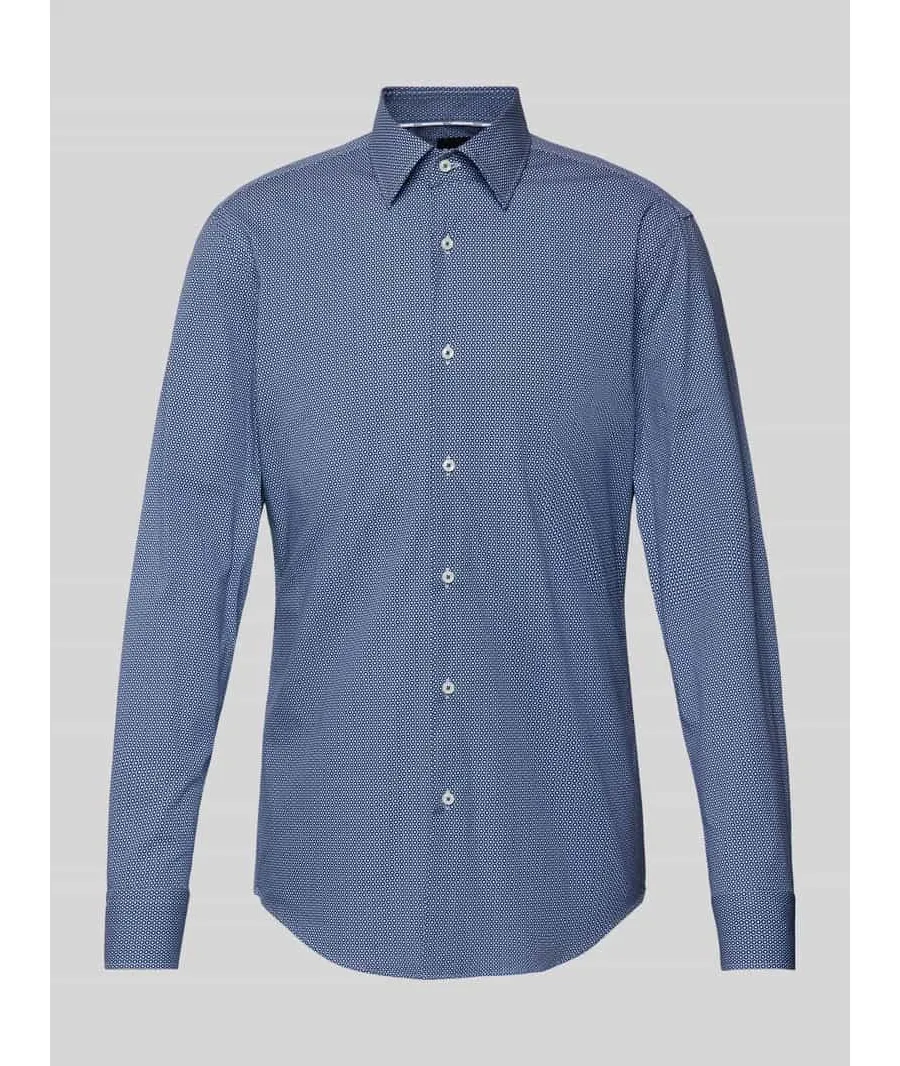 obrazek 1 Koszula biznesowa o kroju slim fit z kołnierzykiem typu kent model ‘Hank’