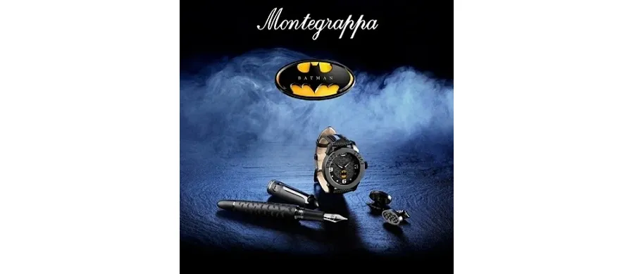 obrazek 1 Zestaw Pióro Wieczne/Zegarek/ Spinki BATMAN Montegrappa