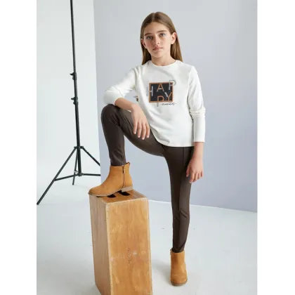 Zdjęcie Mayoral Legginsy 7750 Brązowy Slim Fit