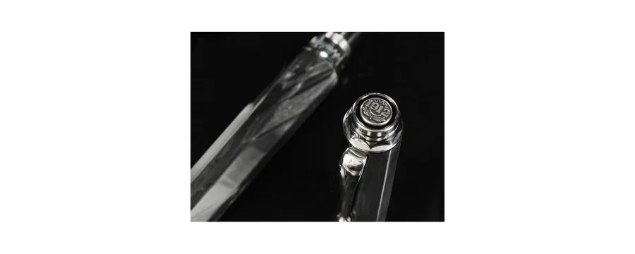 obrazek 3 Grey Emblema Pióro Wieczne Celluloid Montegrappa