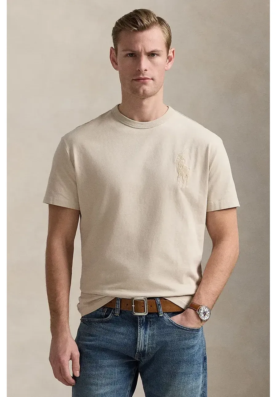 obrazek 1 Polo Ralph Lauren t-shirt bawełniany męski kolor szary gładki 710936509