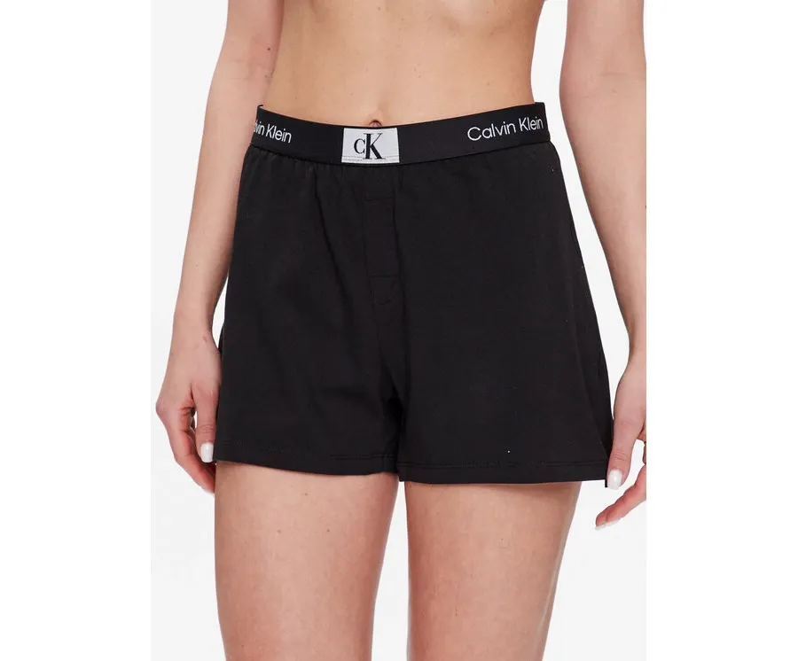 obrazek 1 Calvin Klein Underwear Szorty piżamowe 000QS6947E Czarny Regular Fit