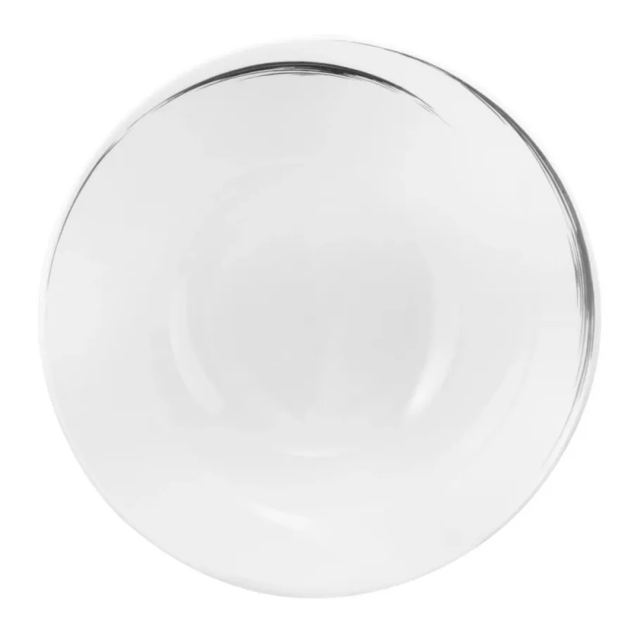 obrazek 2 Porcelanowa okrągła miska 25 cm z szarym zdobieniem - Seltmann Weiden