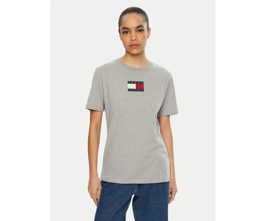 obrazek 1 Tommy Jeans T-Shirt DW0DW20461 Szary Relaxed Fit