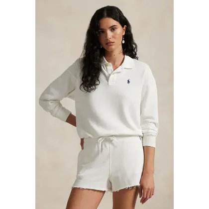 Zdjęcie Polo Ralph Lauren bluza damska kolor biały gładka 211965097