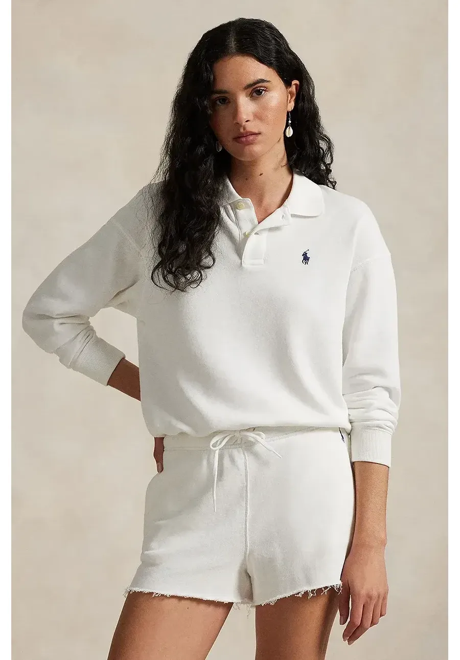obrazek 1 Polo Ralph Lauren bluza damska kolor biały gładka 211965097