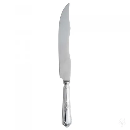 Zdjęcie Pięknie zdobiony nóż do krojenia mięsa ze srebra - Zaramella Argenti