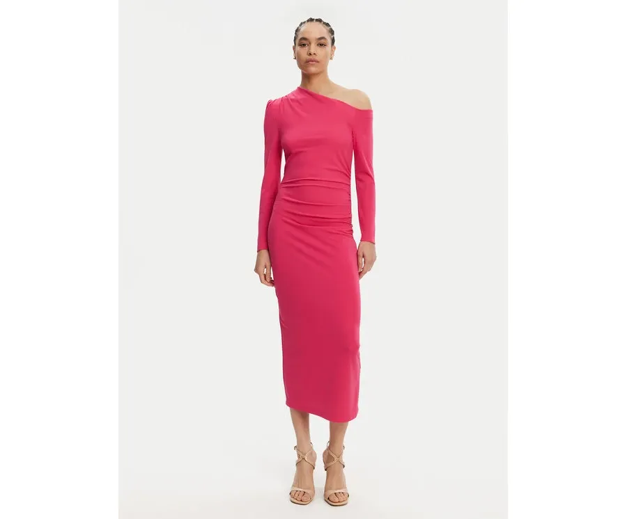 obrazek 1 Rinascimento Sukienka koktajlowa CFC0122524003 Różowy Slim Fit