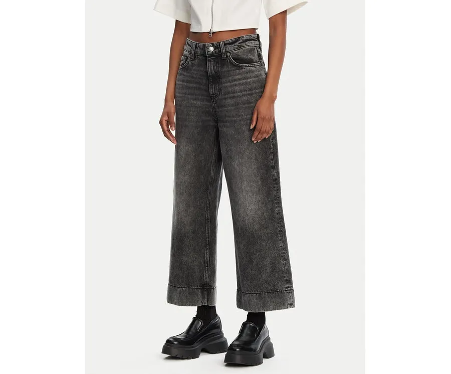 obrazek 1 HUGO Jeansy Gevane 50530309 Czarny Wide Leg