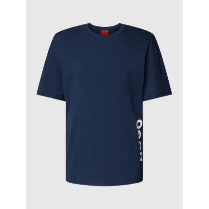 Zdjęcie T-shirt o luźnym kroju z nadrukiem z logo