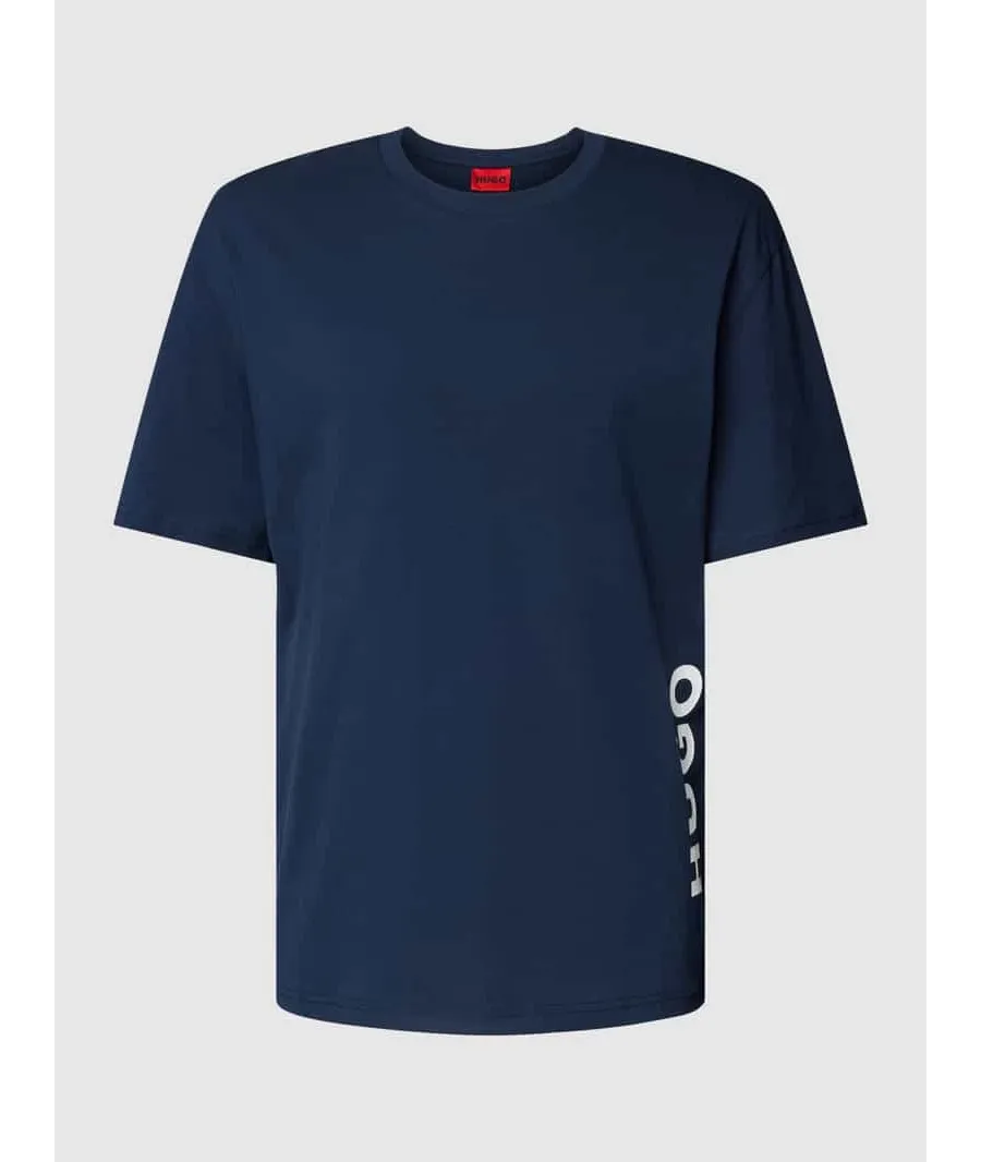 obrazek 1 T-shirt o luźnym kroju z nadrukiem z logo