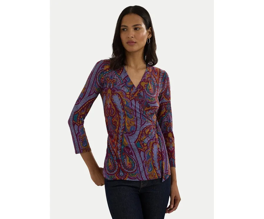 obrazek 1 Lauren Ralph Lauren Bluzka 200940519001 Kolorowy Regular Fit LAUREN RALPH LAUREN