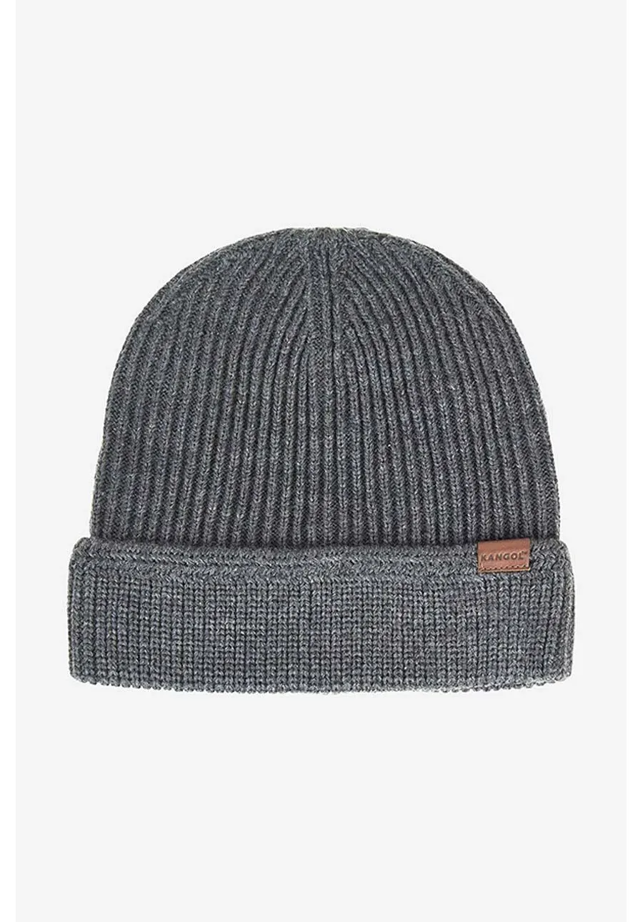obrazek 1 Kangol czapka kolor szary z grubej dzianiny K0702CO-FLANNEL