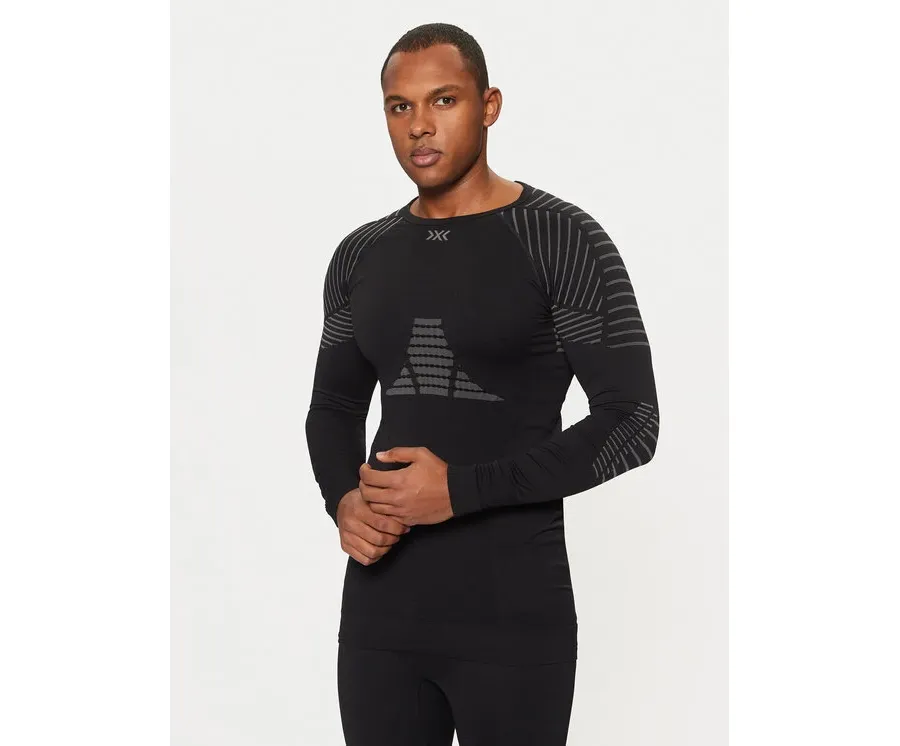 obrazek 1 X-Bionic Bielizna termoaktywna górna 4.0 Long INWT06W19M Czarny Slim Fit