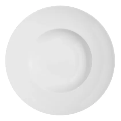 Zdjęcie Klasyczny biały talerz na makaron z unikatowej kolekcji Domo White - Vista Alegre