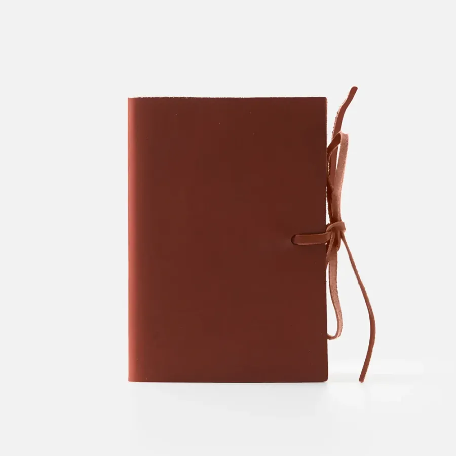 obrazek 1 Elegancki skórzany notatnik w kolorze brązu