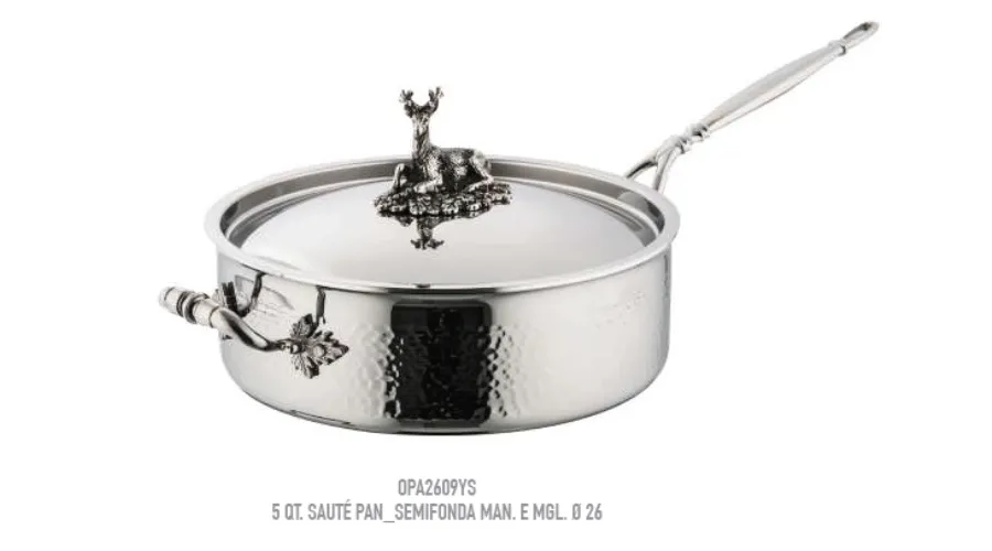 picture 1 Deep frying pan Ruffoni, stainless steel, aluminum 