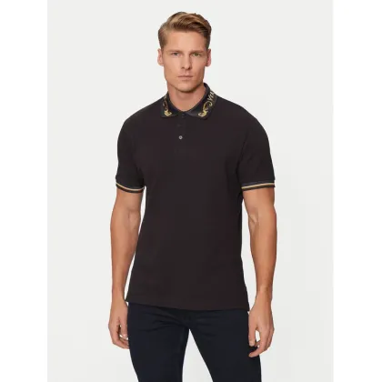 Zdjęcie Versace Jeans Couture Polo 77GAGT06 Czarny Regular Fit
