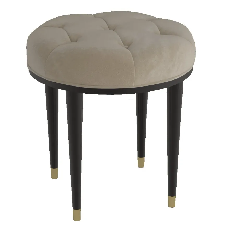 obrazek 1 Designerski tapicerowany stołek - Living Comfort Italia