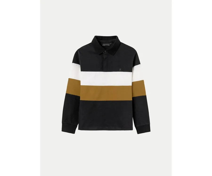 obrazek 1 Mayoral Polo 7101 Czarny Regular Fit