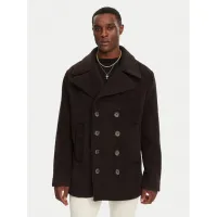 Zdjęcie Dolce&Gabbana Płaszcz wełniany G038XT HUMR6 S8231 Brązowy Regular Fit