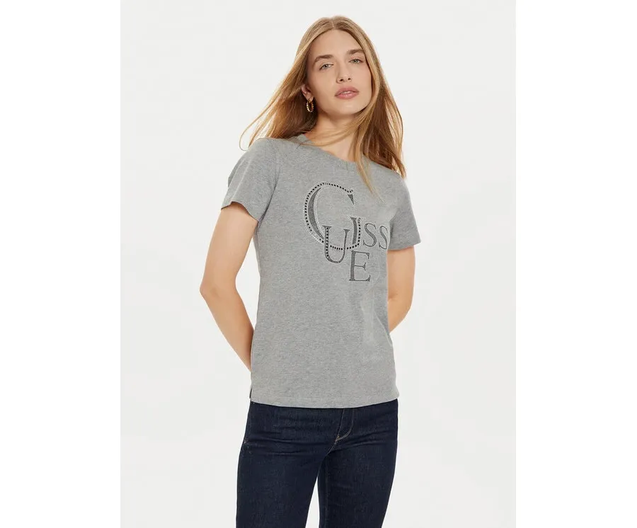 obrazek 1 Guess T-Shirt W4BI16 I3Z14 Szary Regular Fit