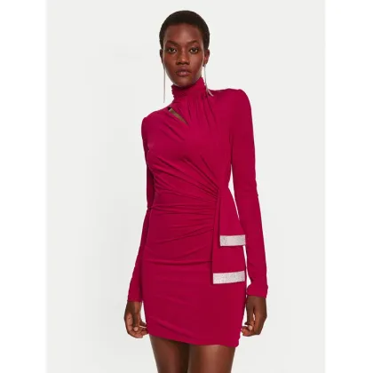 Zdjęcie Simona Corsellini Sukienka koktajlowa A24CEAB053 Czerwony Slim Fit