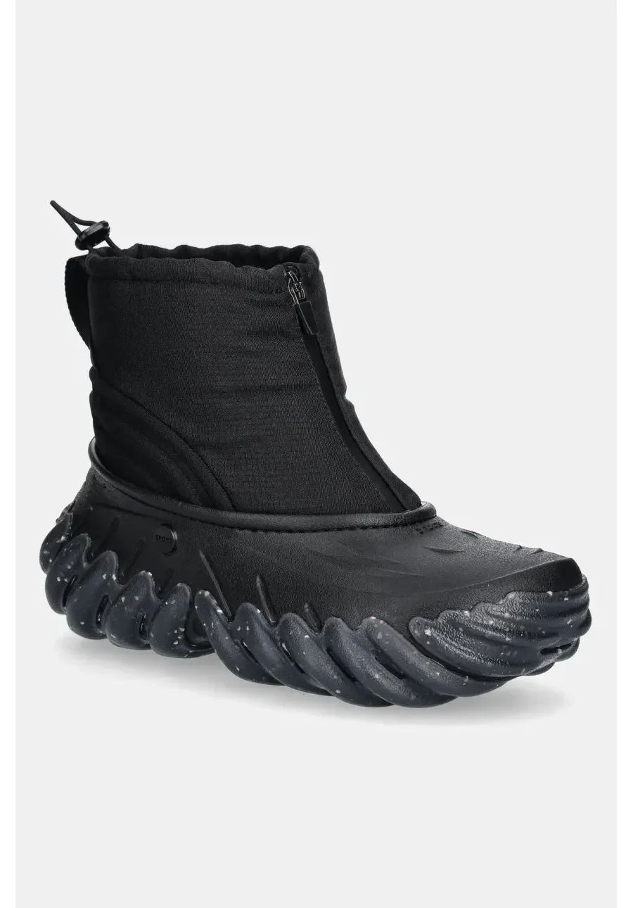 obrazek 1 Crocs buty Echo Boot Z Shield damskie kolor czarny na płaskim obcasie lekko ocieplone 210315